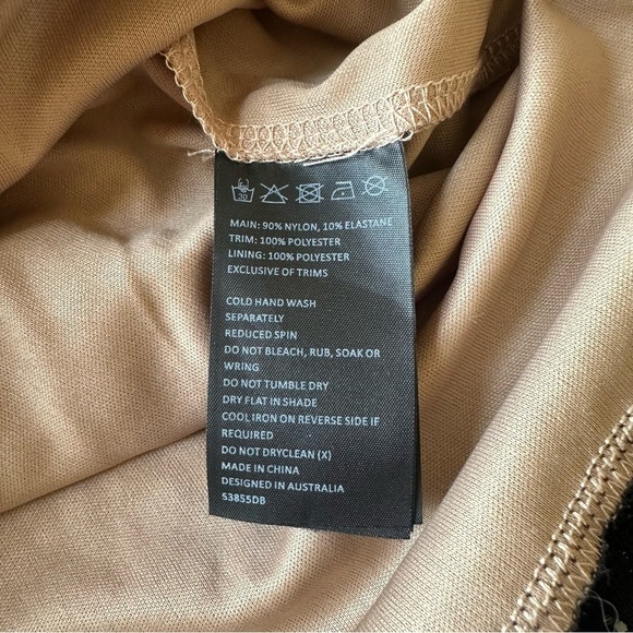 Bardot Theodora Dress Black Lace Mini Size 6 / Small - Picture 8 of 12